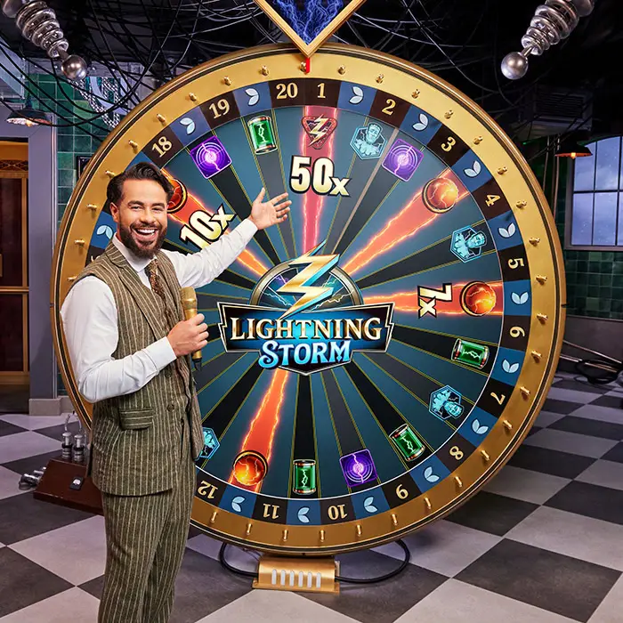 Spin Galaxy Casino New Zealand - Live Game Shows - Lightning Storm